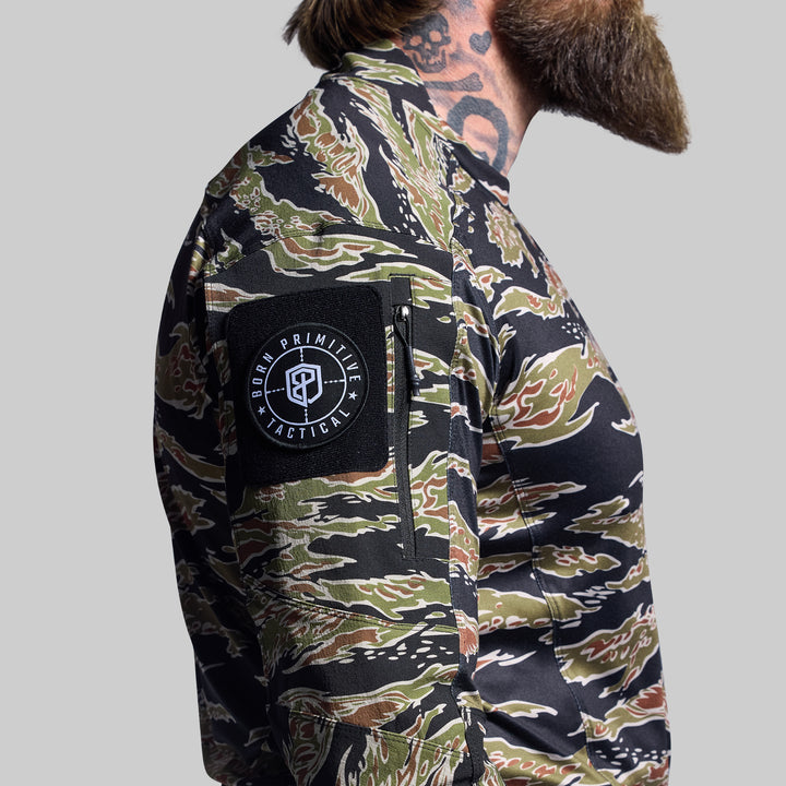 Long Sleeve Op Top (Jungle Tiger) – Born Primitive