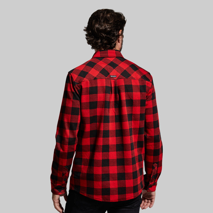 Red & Black Steal popular Your Face Men's Flannel