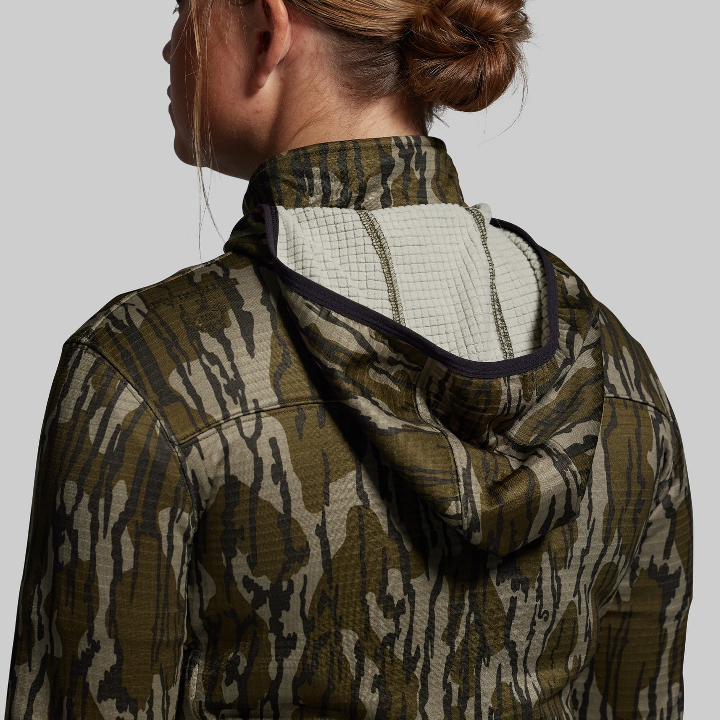 Women's Quiver Half Zip Hoodie 2.0 (Mossy Oak® Original Bottomland®)