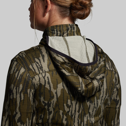 Women's Quiver Half Zip Hoodie 2.0 (Mossy Oak® Original Bottomland®)