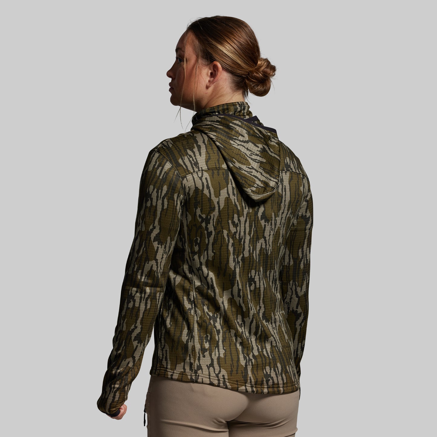 Women's Quiver Half Zip Hoodie 2.0 (Mossy Oak® Original Bottomland®)