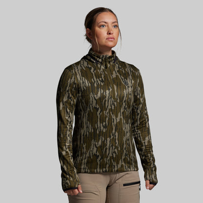 Women's Quiver Half Zip Hoodie 2.0 (Mossy Oak® Original Bottomland®)