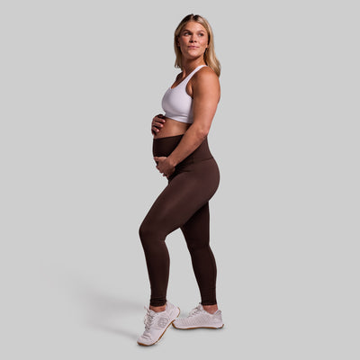 Maternity Legging (Dark Brown)