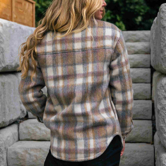 Melissa Plaid Shacket (Terra)