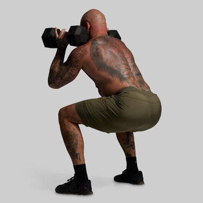Versatile Short w/ Compression 7" (OD Green)