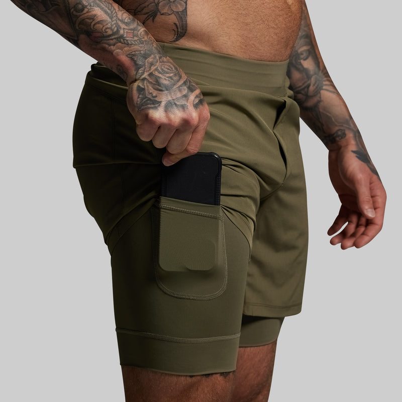 Versatile Short w/ Compression 7" (OD Green)