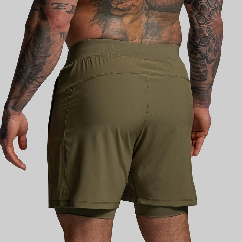 Versatile Short w/ Compression 7" (OD Green)