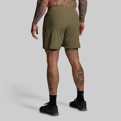 Versatile Short w/ Compression 7" (OD Green)