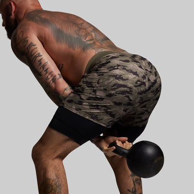 Versatile Short w/ Compression 7" (Mountain Camo)