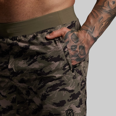 Versatile Short w/ Compression 7" (Mountain Camo)