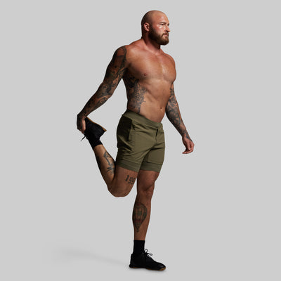 Versatile Short w/ Compression 5" (OD Green)