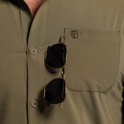 Voyager Button Up 2.0 (OD Green)