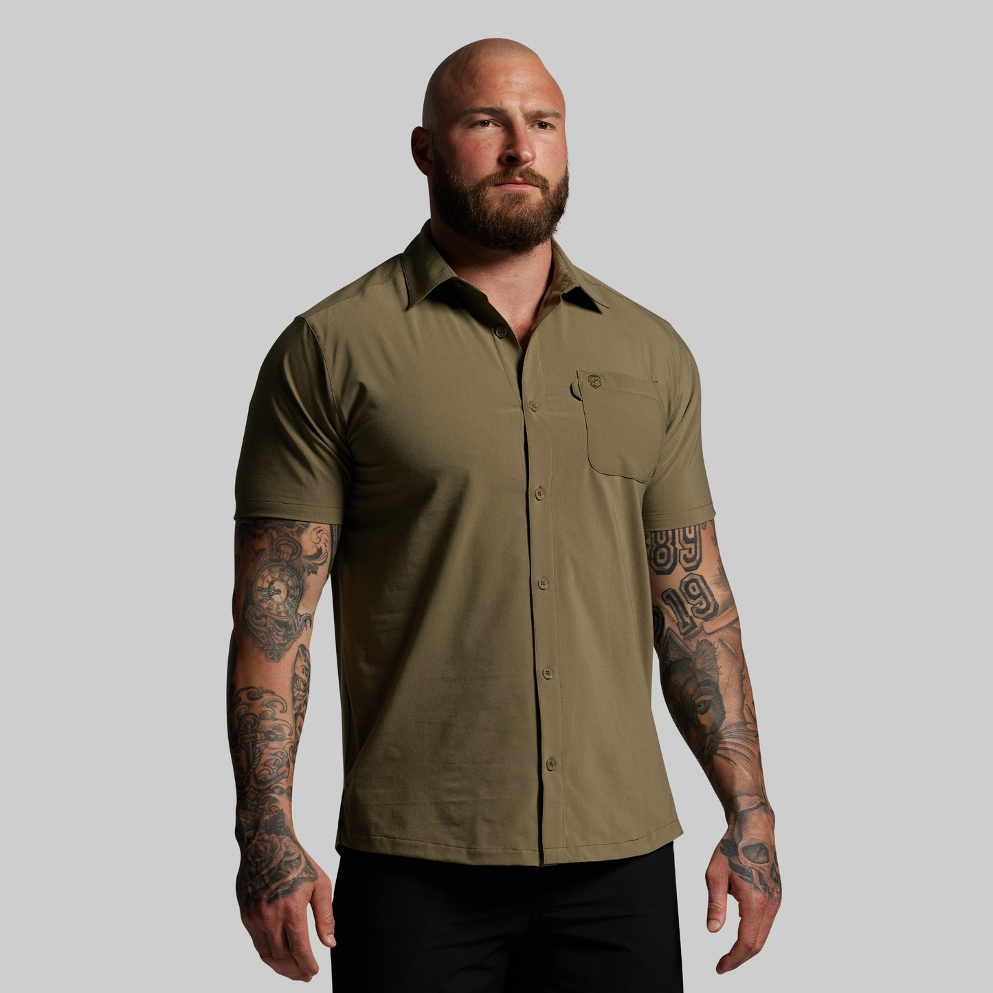 Voyager Button Up 2.0 (OD Green)