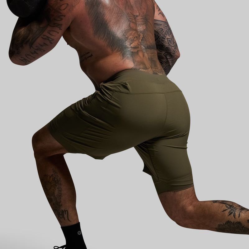 Versatile Short w/ Compression 9" (OD Green)
