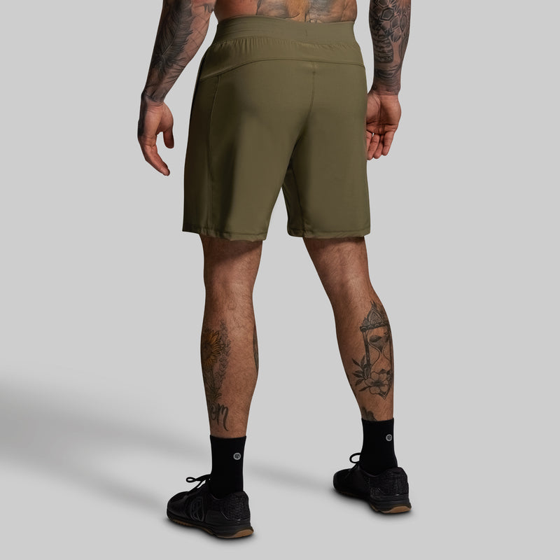 Versatile Short w/ Compression 9" (OD Green)