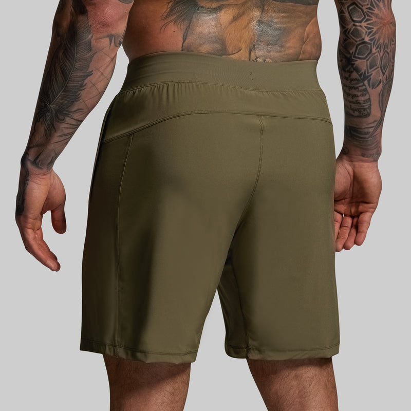 Versatile Short w/ Compression 9" (OD Green)