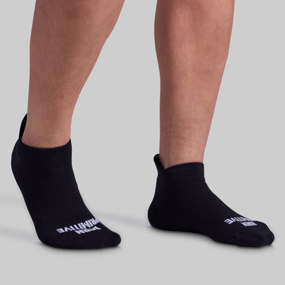 Performance Ankle Sock 2-Pack (Black/White)