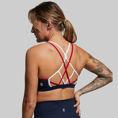 Warrior Sports Bra (Brand Strength-Navy)