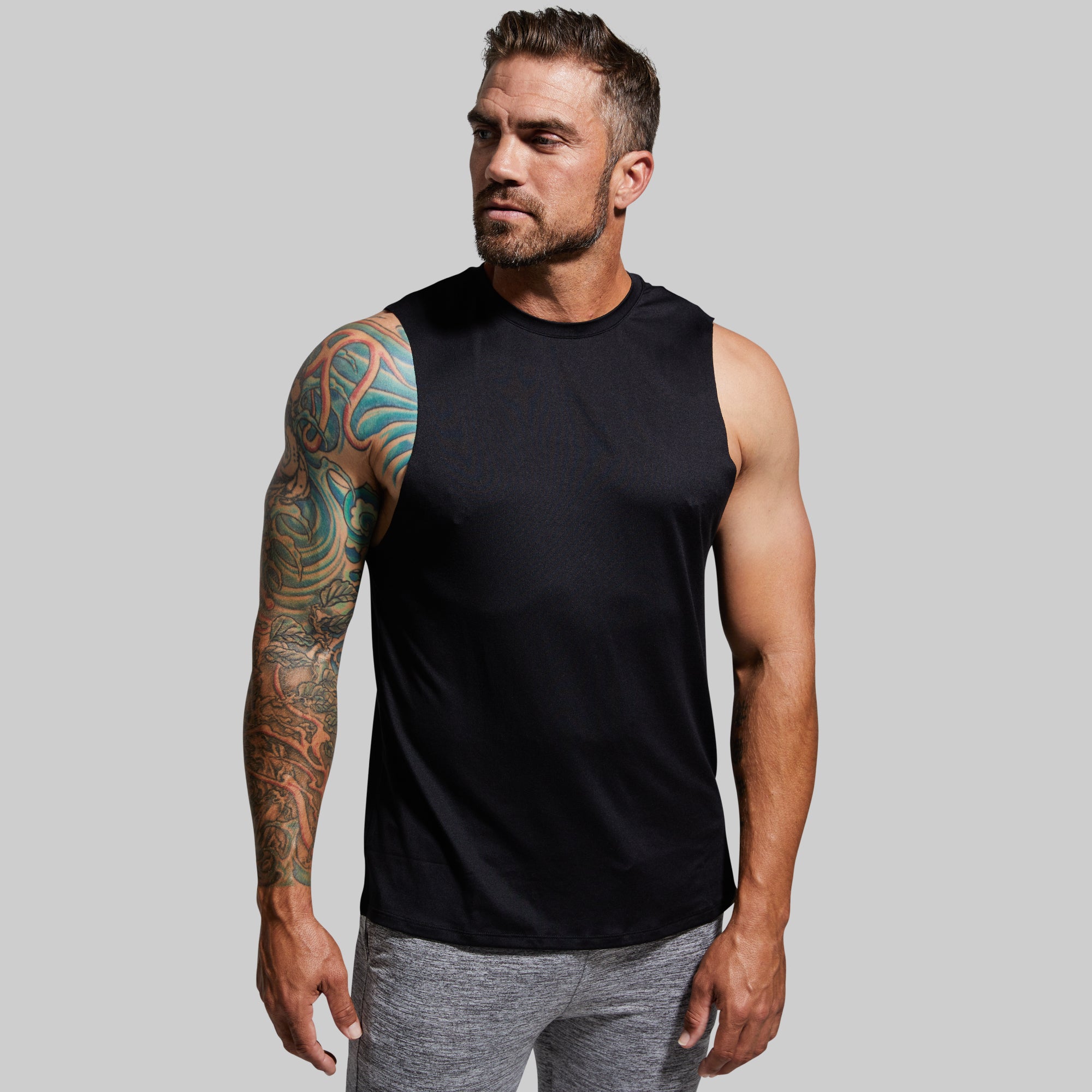 Perfect Cut Tank (Black) – Born Primitive