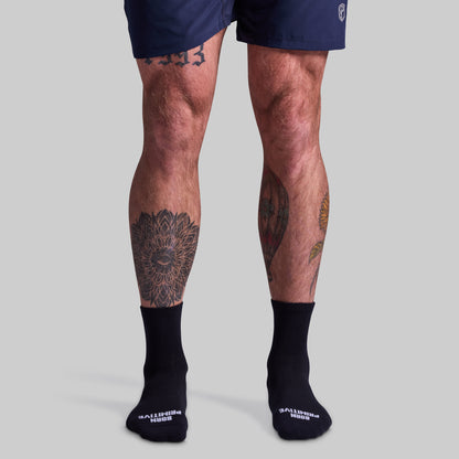 Performance Half Crew Sock 3-Pack (Black)