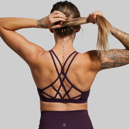 Warrior Original Sports Bra (Brand Strength-Plum)