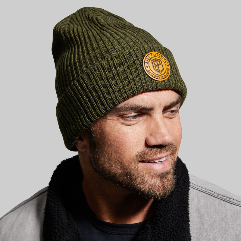 Heritage Knit Beanie (Tactical Green)
