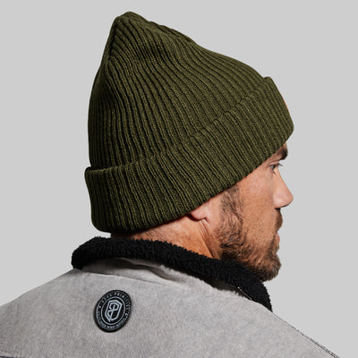 Heritage Knit Beanie (Tactical Green)
