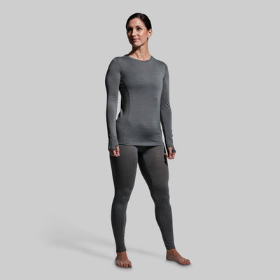 Women's Ridgeline Base Layer Bottom (Wolf Grey)