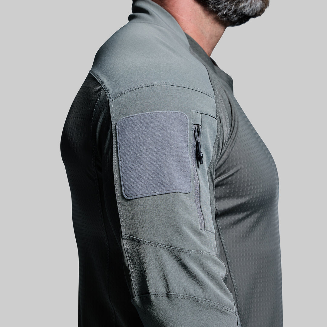 Long Sleeve Op Top (Wolf Grey) – Born Primitive