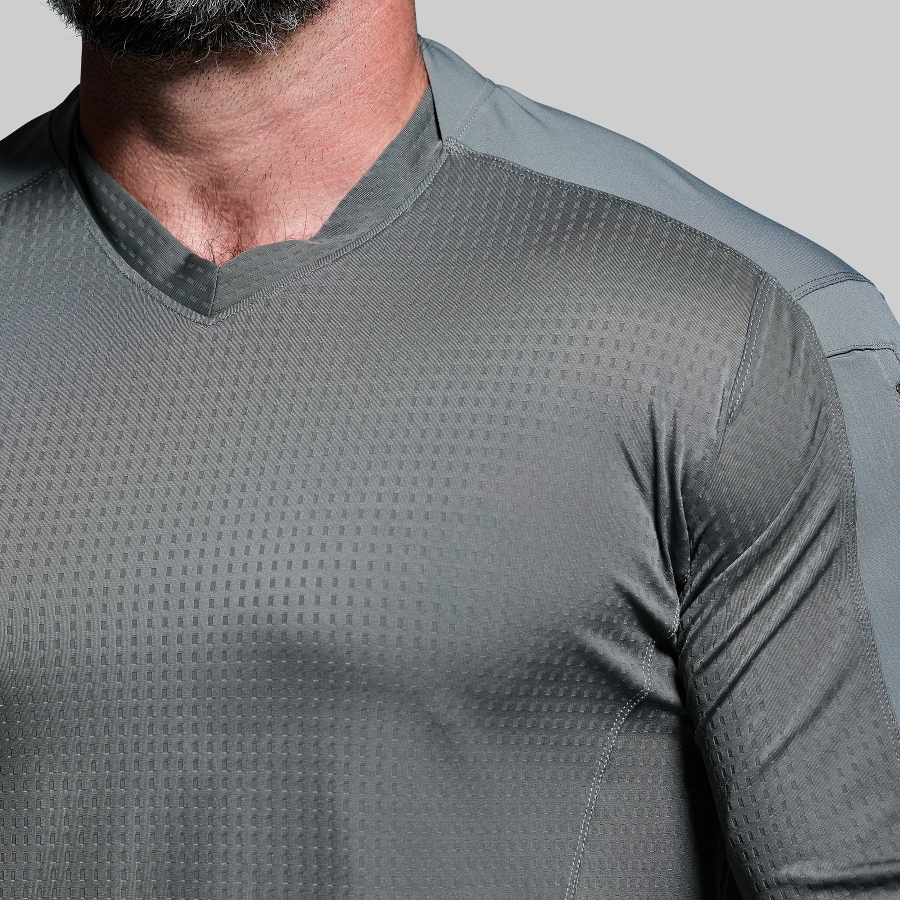 Large Poly Pro Top Long Sleeve Op Top Pro (Wolf Grey) – Born Primitive