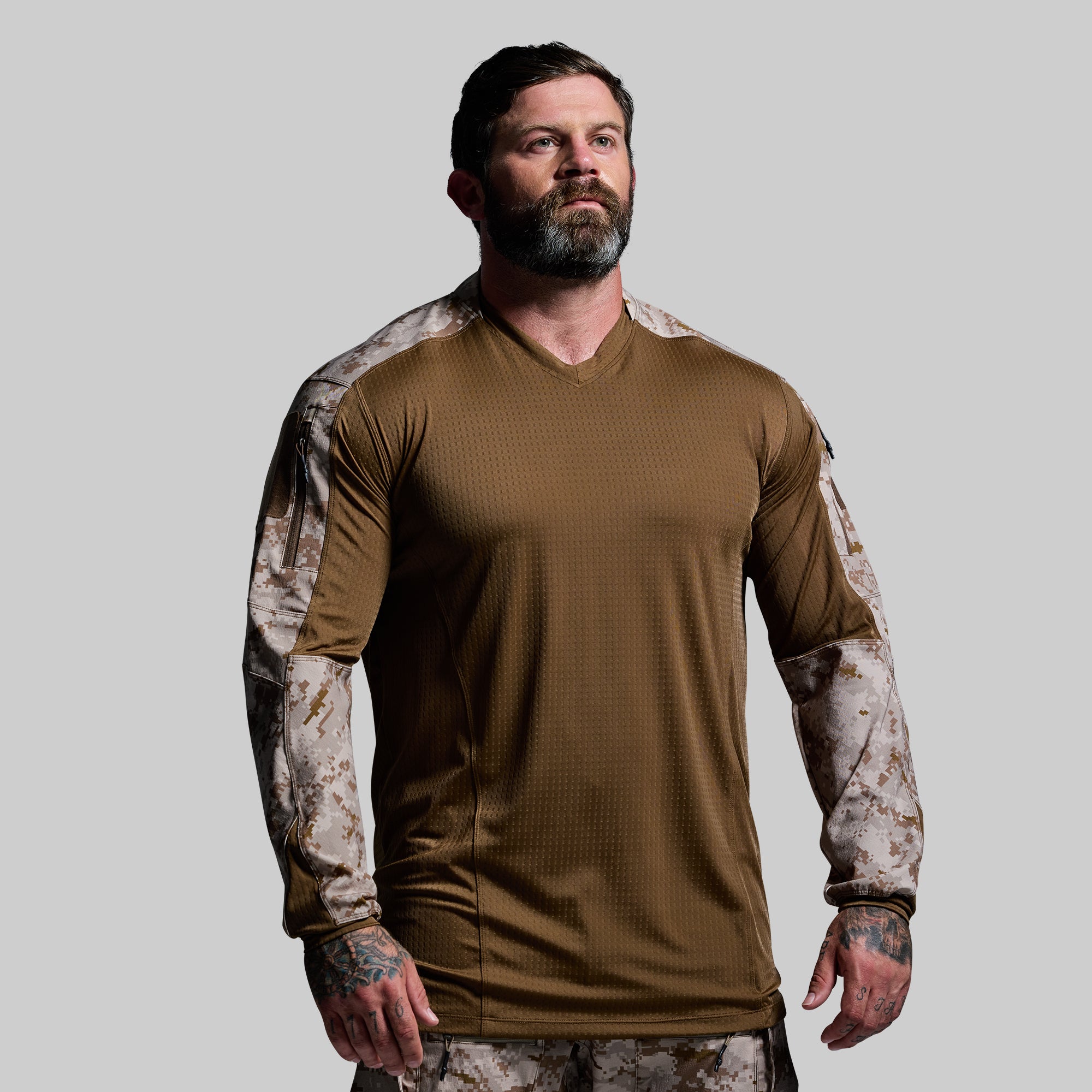 Long Sleeve Op Top Pro (Desert Digital) – Born Primitive