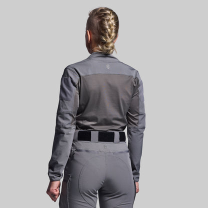Women's Long Sleeve Op Top Pro (Wolf Grey)