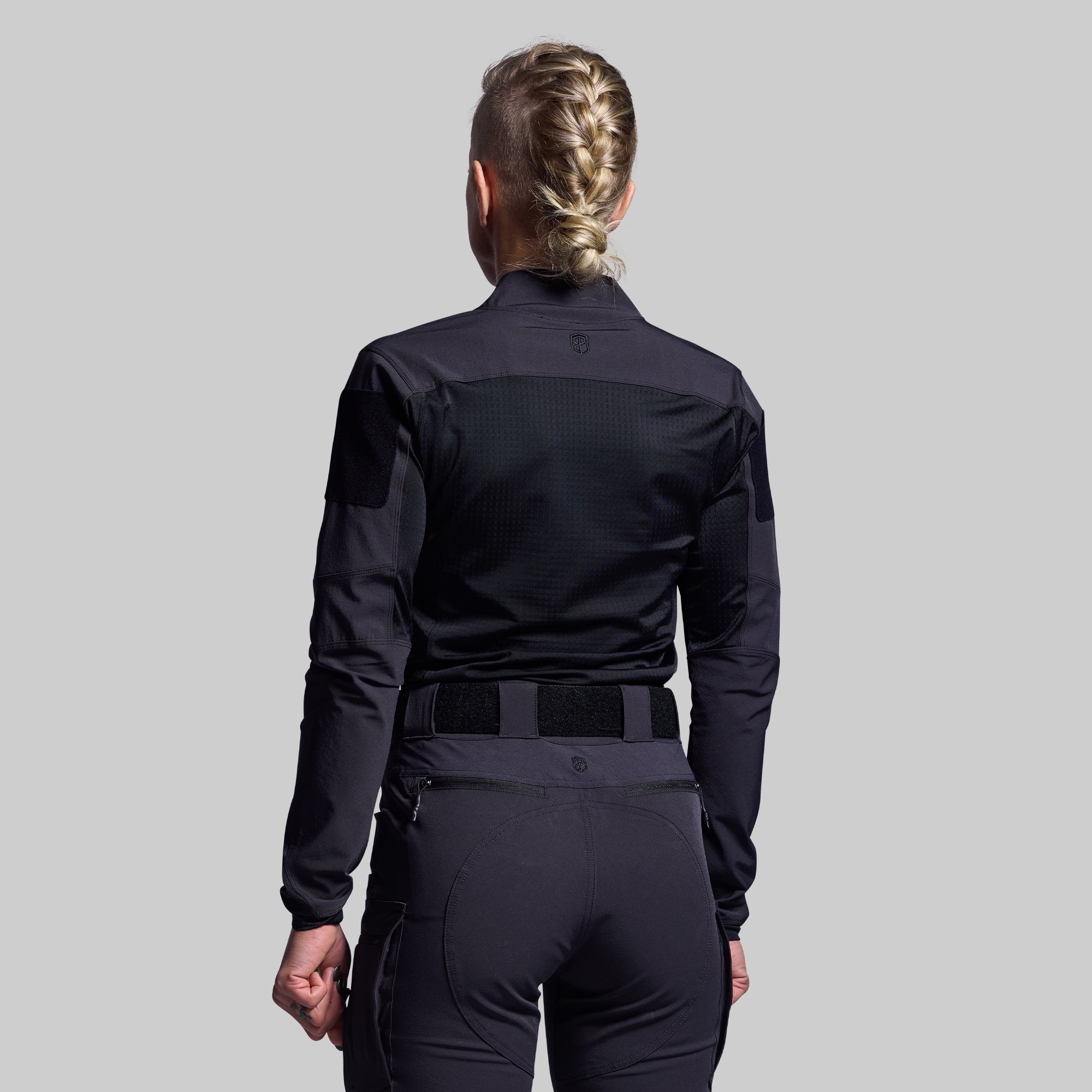 Women's Long Sleeve Op Top Pro (Black) – Born Primitive