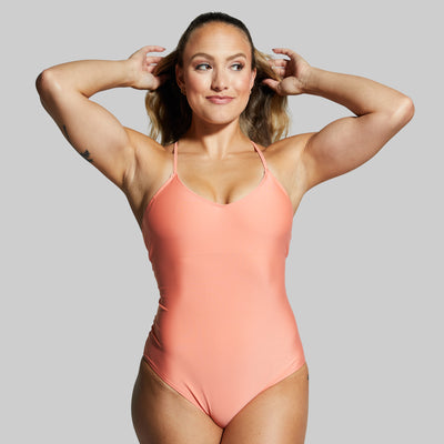 Waterfall One Piece Swimsuit (Flame)