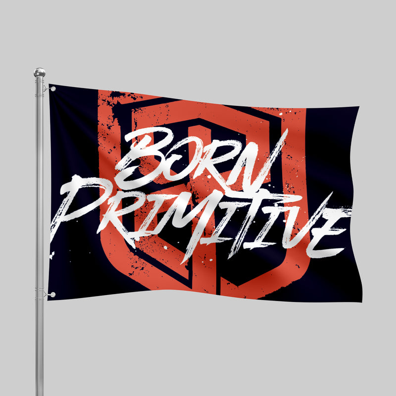Born Primitive Sticker Born Primitive Gym Flag (BP Shield)
