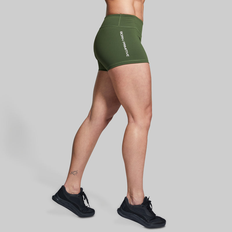 Renewed Vigor Booty Short 2.0 (Brand Strength-Tactical Green)
