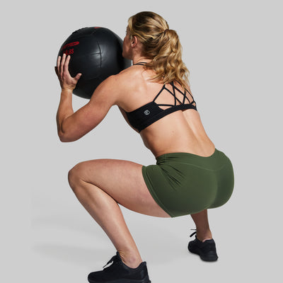 Renewed Vigor Booty Short 2.0 (Brand Strength-Tactical Green)