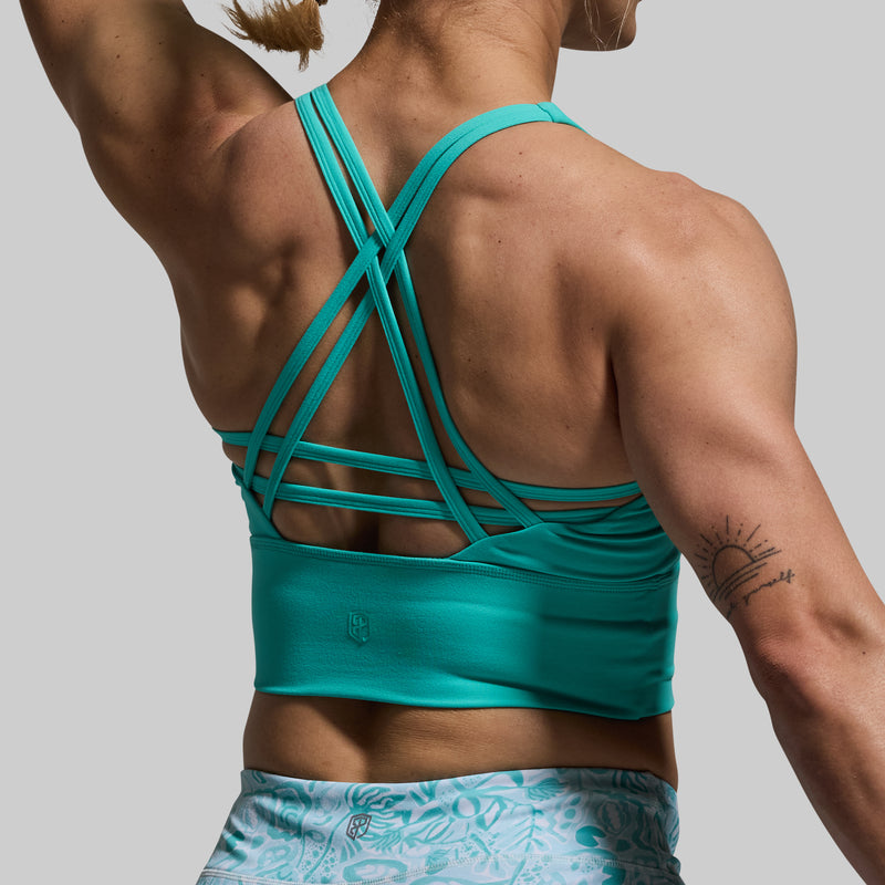 Crossfire Sports Bra (Turquoise)