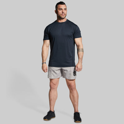 Athleisure Tee w/ Flag (Black)