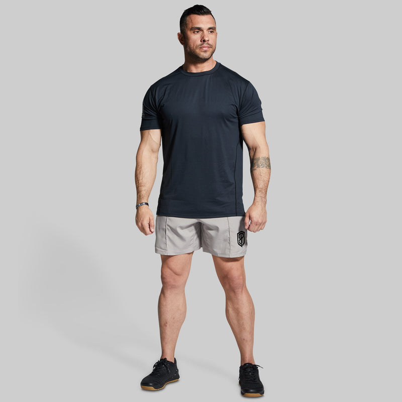 Athleisure Tee w/ Flag (Black)