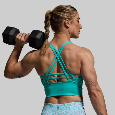 Crossfire Sports Bra (Turquoise)