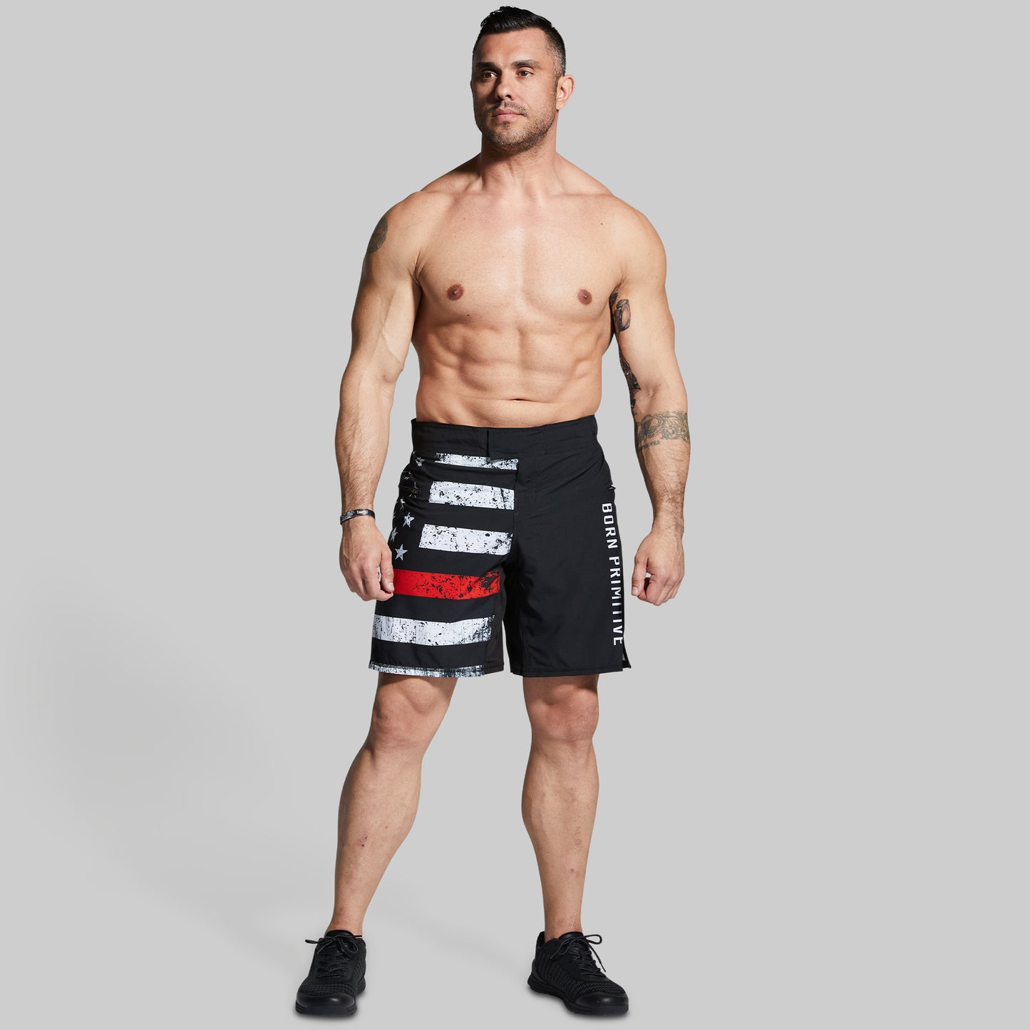 American Defender Short Velcro 3.0 (Thin Red Line)