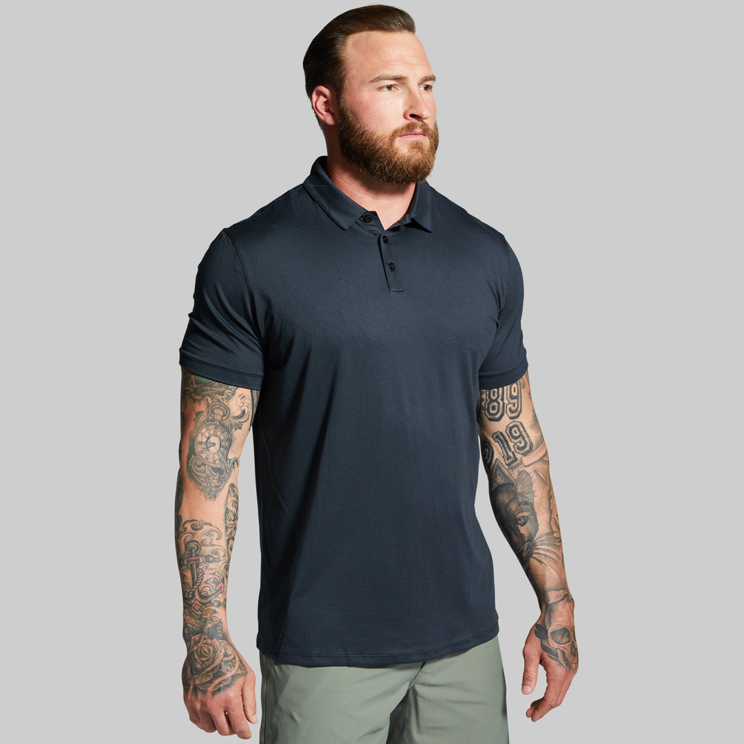 Athleisure Polo Black - Image 1