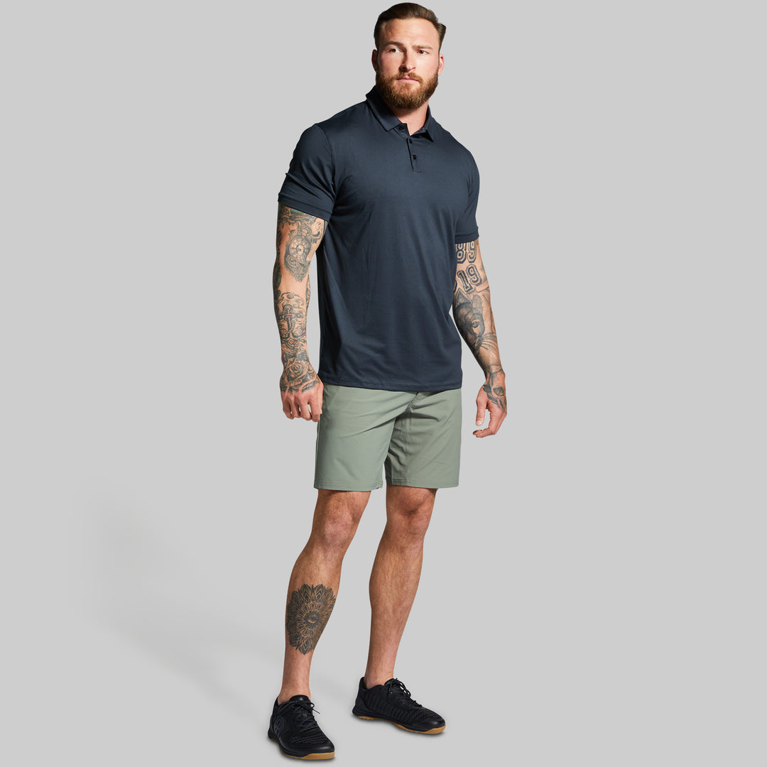 Athleisure Polo Black - Image 2