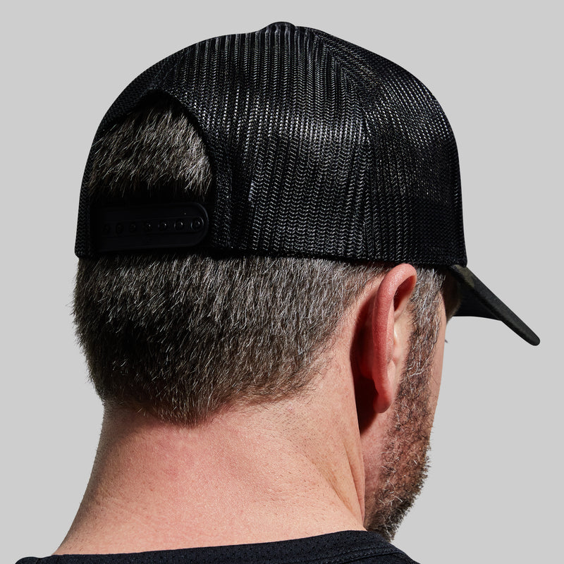 Born Primitive Trucker Hat (Black Multicam)