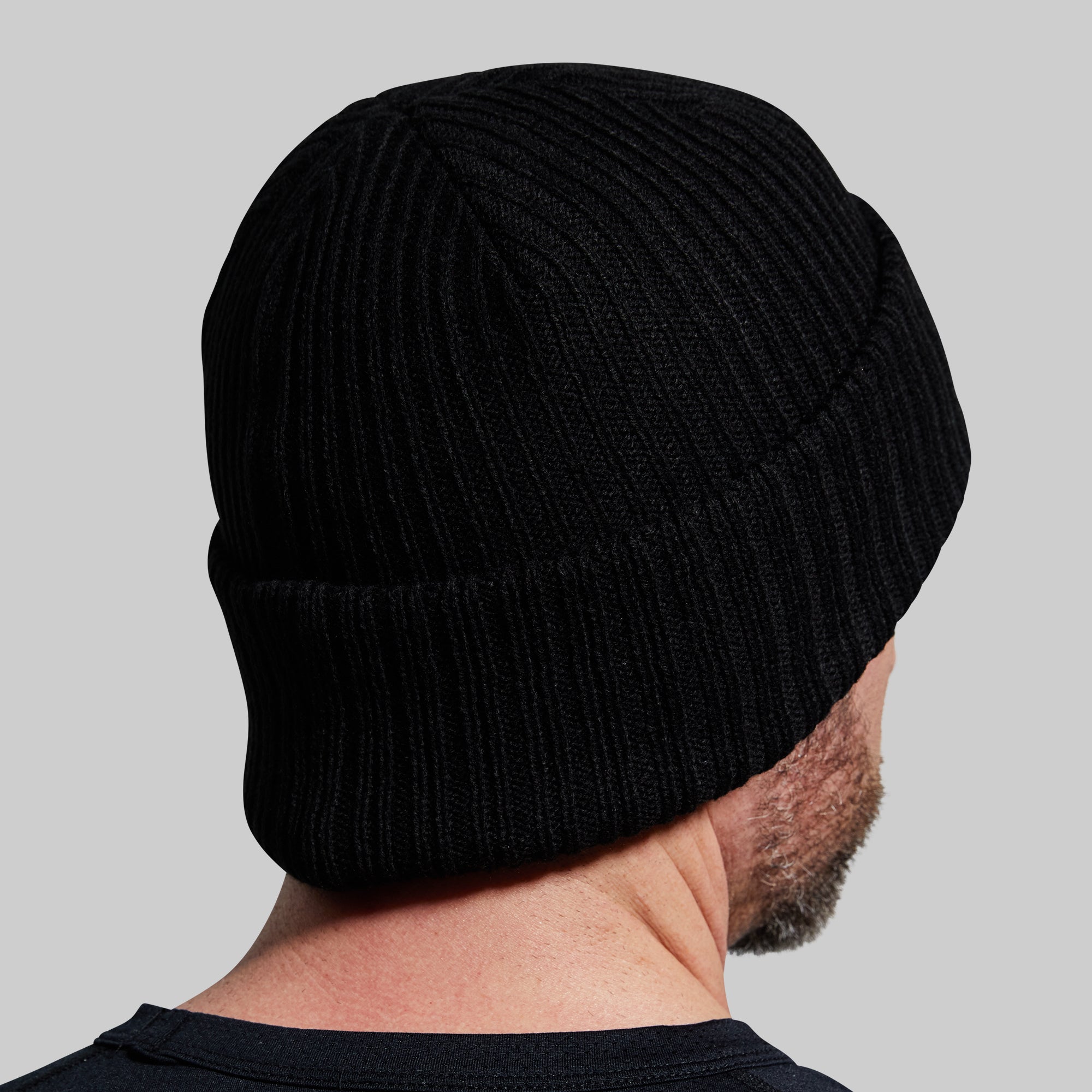 Heritage Knit Beanie (Black) – Born Primitive