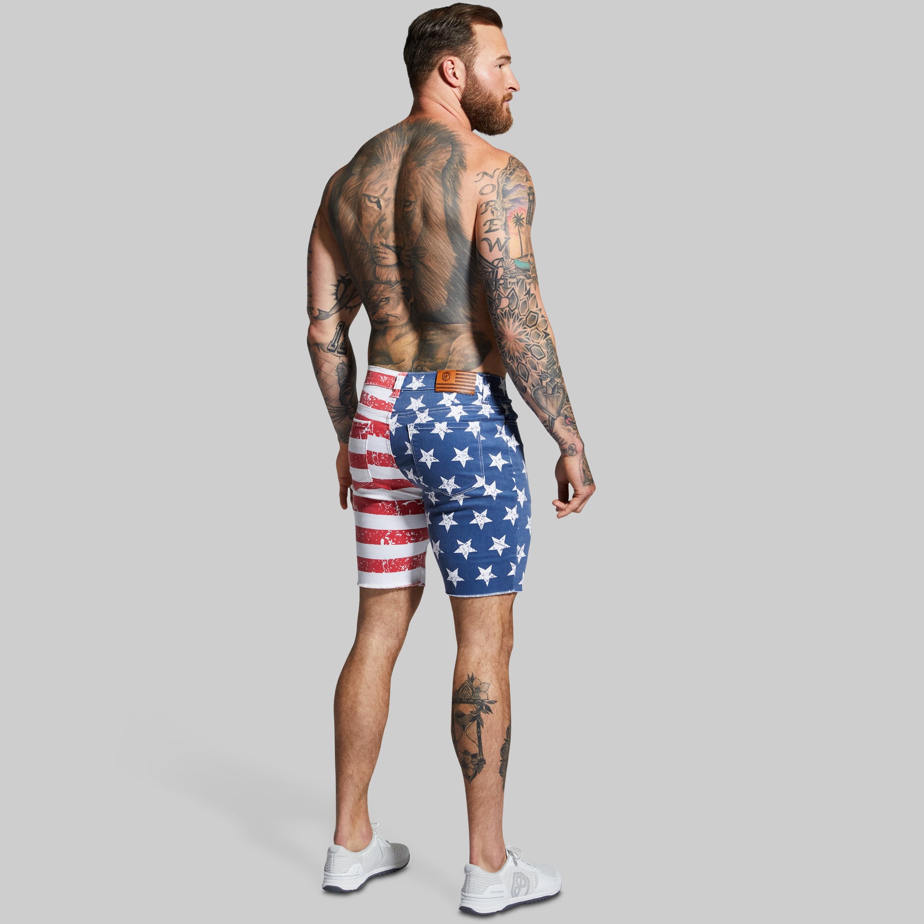 Patriotic Shorts  American Flag Jean Shorts Men's – Born Primitive