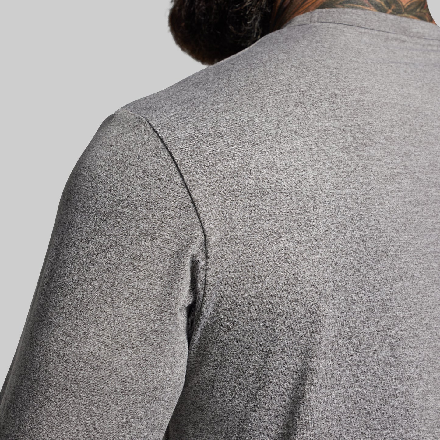 BP Premium Basic Long Sleeve (Heather Grey)