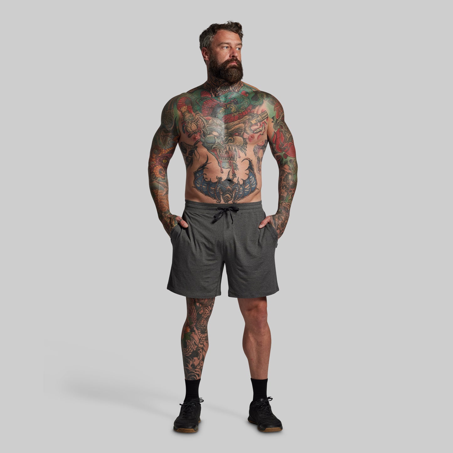 BP Premium Basic All-In-One Short (Charcoal)