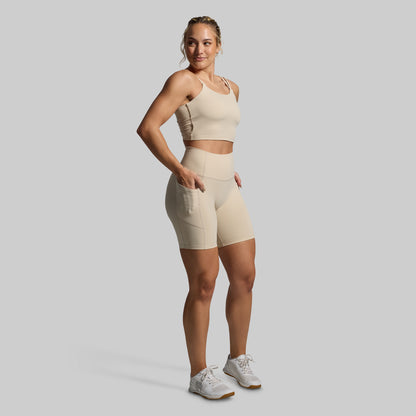 Tempo Biker Short (Oatmeal)